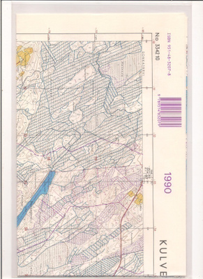 Peruskartta 1:20 000 Kulvemäki, Sonkajärvi