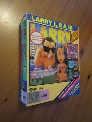 SIERRA: Leisure Suit Larry I, II & III (Amiga) Triple Pack