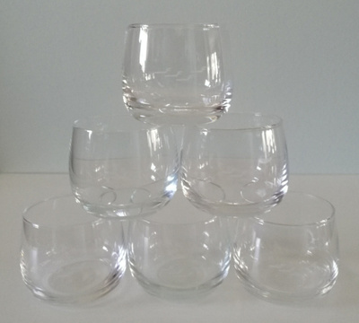 Finnairin logolla drinkkilasit, 6 kpl