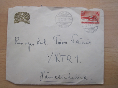 VANHA Kuori Kuvallinen RUK 1938