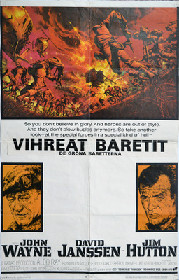 Elokuvajuliste: Vihreät Baretit (John Wayne)