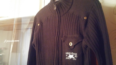 Villakangastakki Urban Jeans S-koko musta.