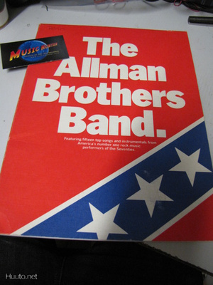 ALLMAN BROTHERS BAND 15 TOP SONGS NUOTTIKIRJA