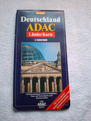Deutschland Adac lander kart vintage