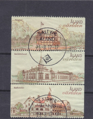 Åland 2012 taloja kaksi loistoleimaista.