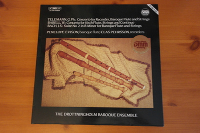 Penelope Evison & Clas Pehrsson:Teleman,Babell,Bach LP.