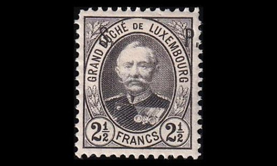 Luxemburg 55B * Virkamerkki 2½ Fr (12½) (1891)