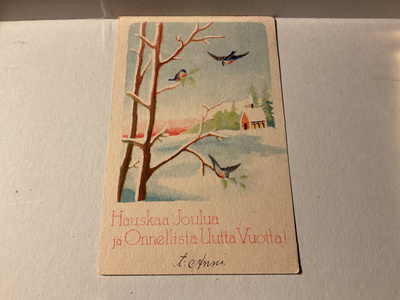 Postikortti Hyvää joulua 1930-luku