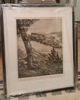 Albert Edelfelt "Porvoon Linnanmäeltä" 