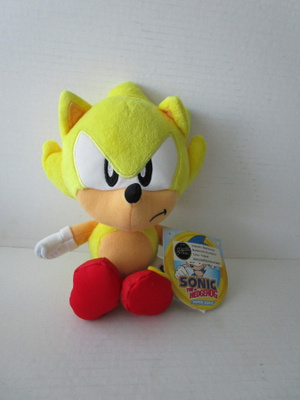 Sega Sonic The Hedgehog Super Sonic, pehmo, uusi