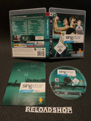 SingStar + SingStore Vol 3 - German Edition PS3 - CiB