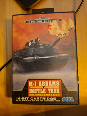 Sega Mega Drive M-1 Abrams Battle tank CIB
