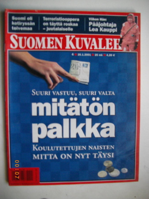 Suomen Kuvalehti Nro 4/2001 (31.1)