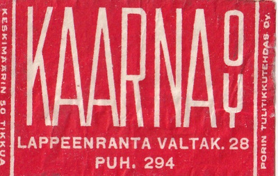 Lappeenranta,  Kaarna Oy   4/9