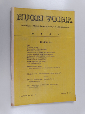 Nuori voima maaliskuu 1939