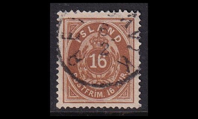 Islanti 9A o Ovaali 16 Aur (14:13½) Reykjavik 5.2.xx (1876)
