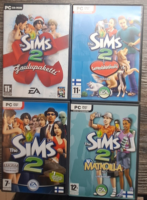 Sims 2 peli ja lisäosat