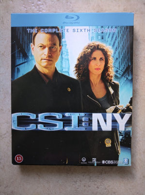CSI: NY, kausi 6, 4 x blu-ray.