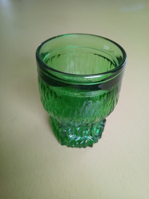Vintage Vihreä lasi