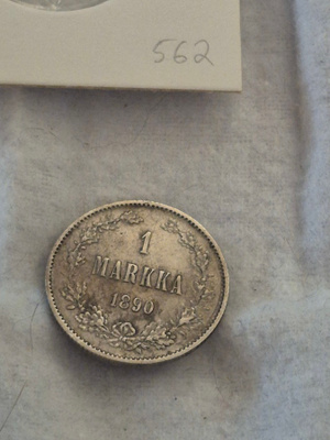 1 markka 1890, Suomi