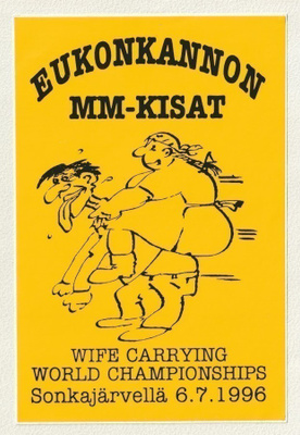 Eukonkannon MM-kisojen tarra 1996