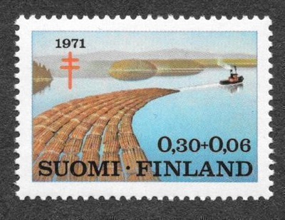 Tuberkuloosi 0,30+0,06 1971 (LAPE 687) **
