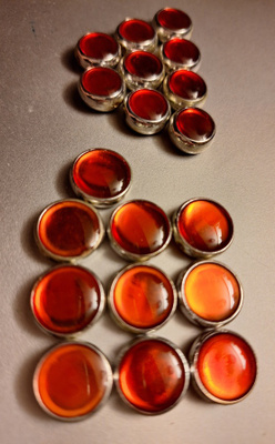 Oranssit koruhelmet 19 kpl