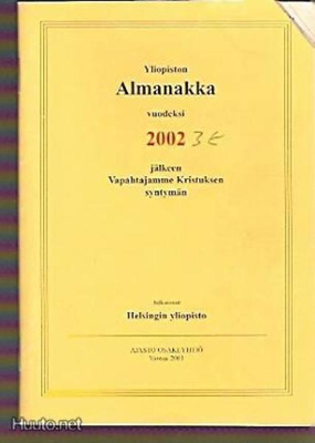 huuda syntymävuotesi almanakka 2002