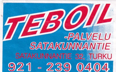 Turku, TEBOIL        7/6