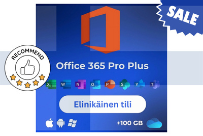 Office 365 Pro ELINIKÄINEN 5x PC/Laptop/MAC