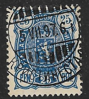 Kolmilukuiset 25p 1889 (LAPE 31B) O