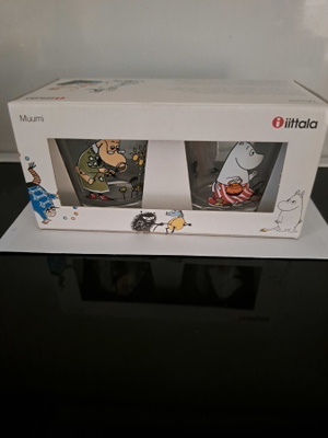Iittala Muumi juomalasit  käyttämättömät(2011-2012)