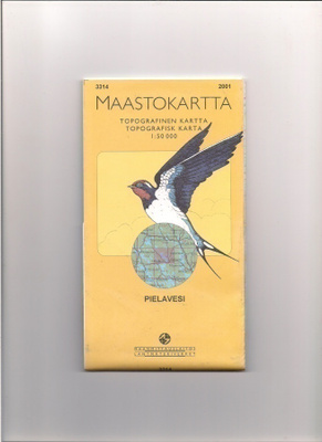 Maastokartta 1:50 000 Pielavesi
