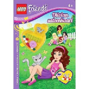 Lego Friends Olivian Sateenkaari puuhakirja + kissahahmo