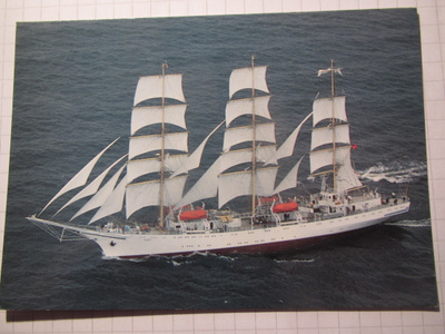 3 m/ship Mir. Laivapostikortti