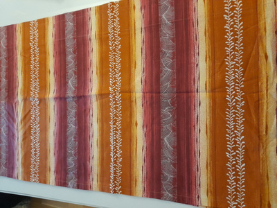 Värikäs puna-oranssi kappa 53x290cm