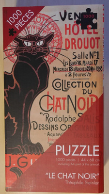 Palapeli 1000 p., "Le Chat Noir"