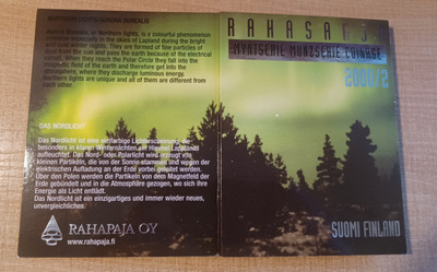 Markkasarja 2000/2 "Revontulet" Rahat + jetoni UNC