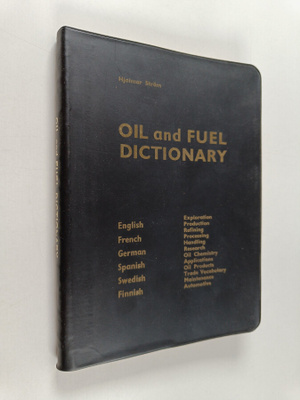 Hjalmar Strom : Oil and fuel dictionary