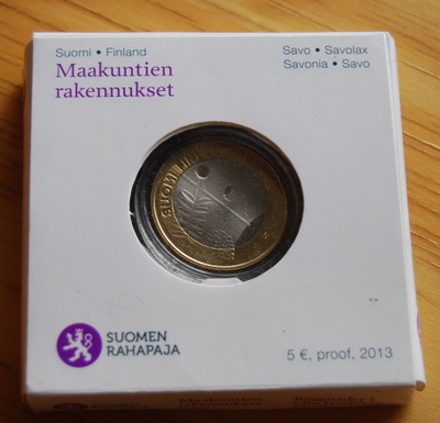Suomi 2013 5 €  Savo - Olavinlinna PROOF