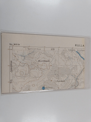 Topografinen kartta 1:20 000, N:o 3813 04 : Rulla-Aapa