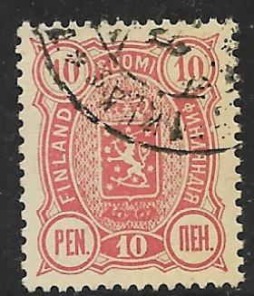 Kolmilukuiset 10p 1889 (LAPE 29B) O