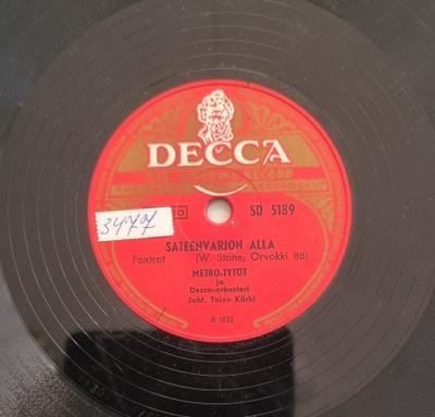Savikiekko 1952 - Metro-Tytöt - Decca SD 5189