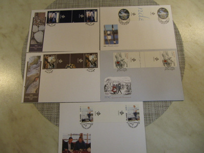 Ahvenanmaa 5 kpl FDC kirjeitä.2005-2005