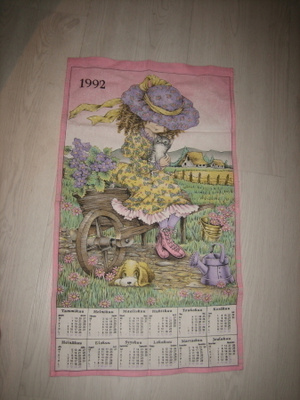KALENTERIPYYHE VUODELTA 1992