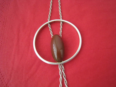  Riipus hopea  design 1960-luku vintage