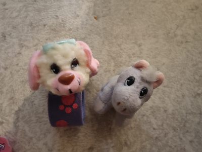 Mini pound animal -pehmo ja ranneke-pehmo