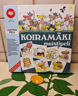 Koiramäki muistipeli .Hieno Kunto Alga