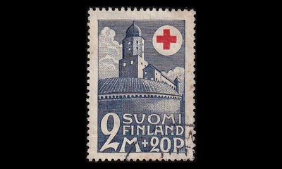 166 o Punainen risti 2mk+20p (1931)