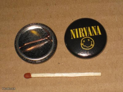 Nirvana rintanappi 1" (l2)